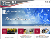 Tablet Screenshot of electroamorim.com